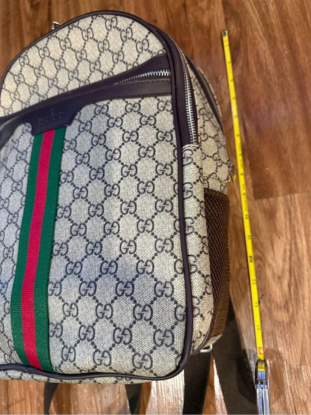 Vintage Gucci Ophidia Backpack featuring the classic GG Supreme canvas Used